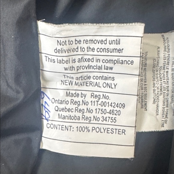 Sicily women’s winter puffy coat jacket black with hood size large black - Picture 11 of 11